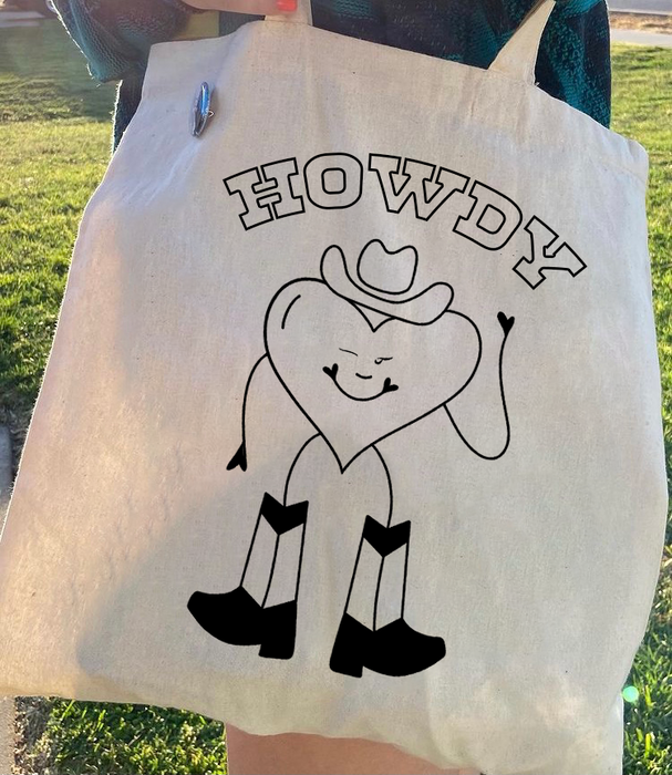 Howdy Tote Bag