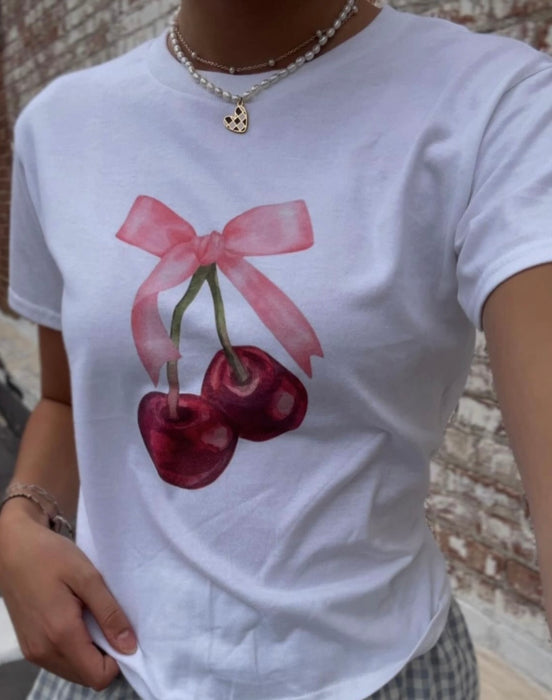 Cherries Baby Tee