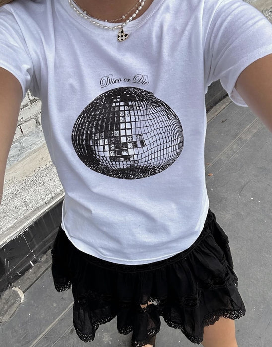 Disco or Die Baby Tee