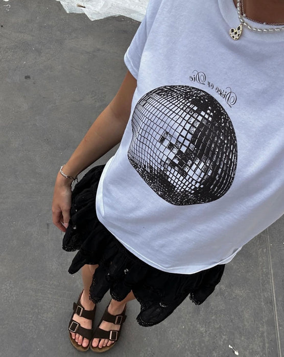 Disco or Die Baby Tee